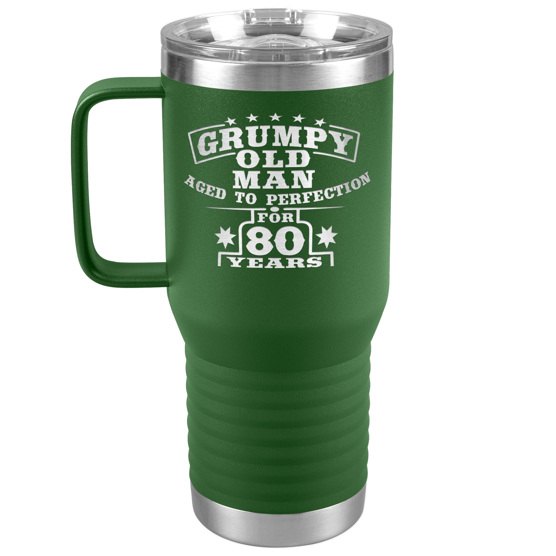 Grumpy Old Man - 80th Birthday Tumbler