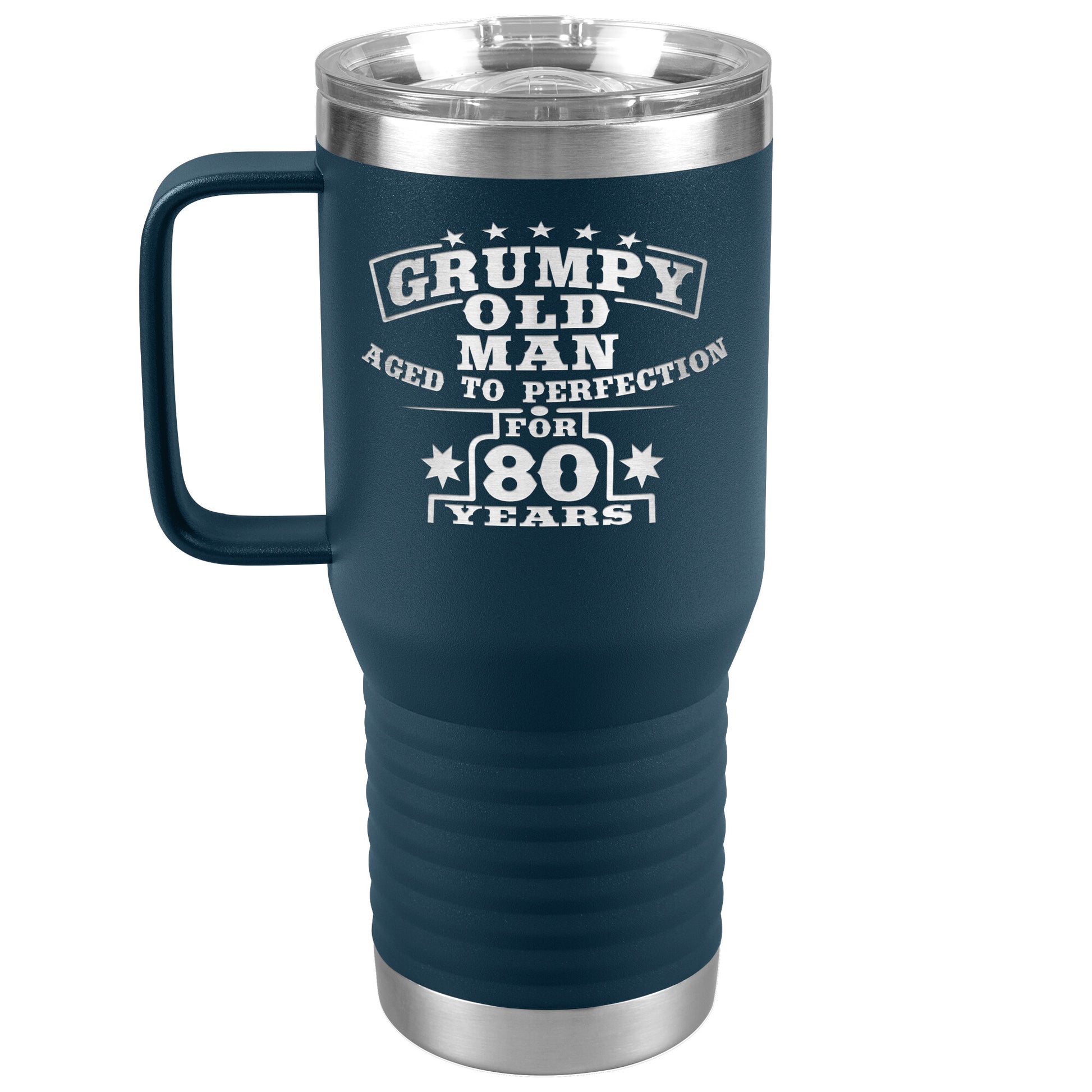 Grumpy Old Man - 80th Birthday Tumbler