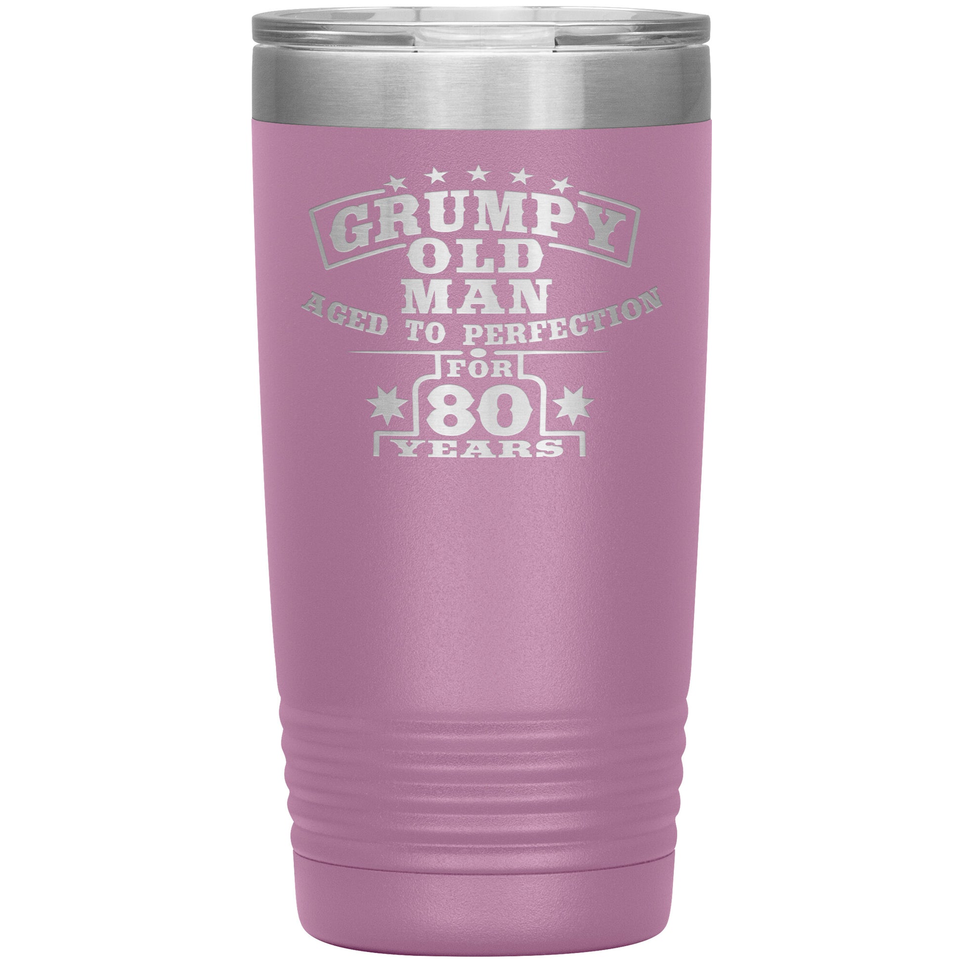 Grumpy Old Man - 80th Birthday Tumbler