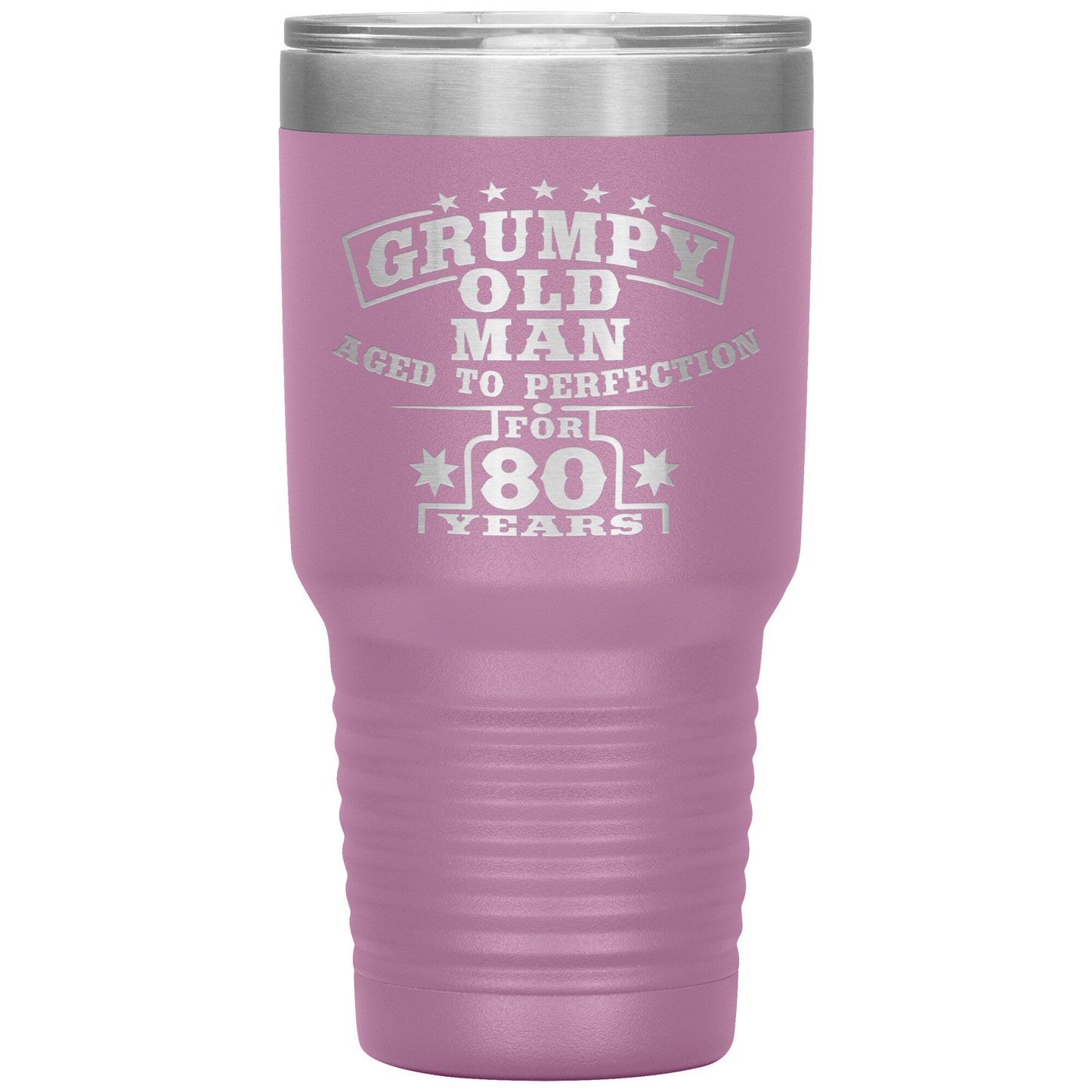 Grumpy Old Man - 80th Birthday Tumbler