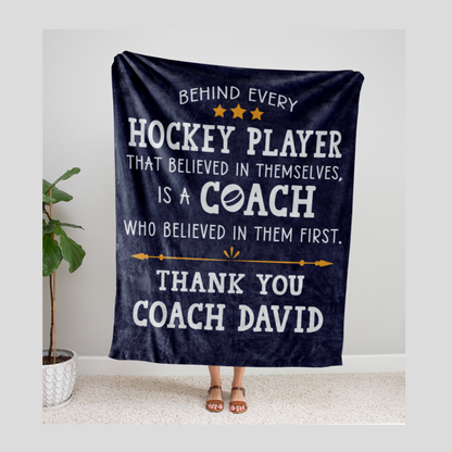 Hockey Coach Blanket