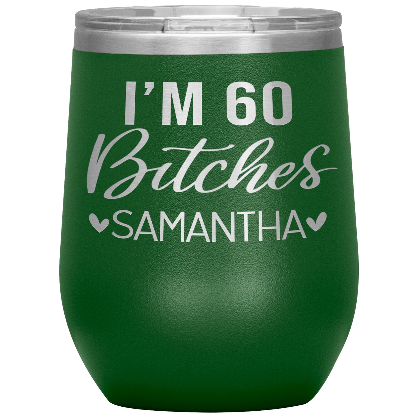 I'm 60 Bitches Birthday Tumbler