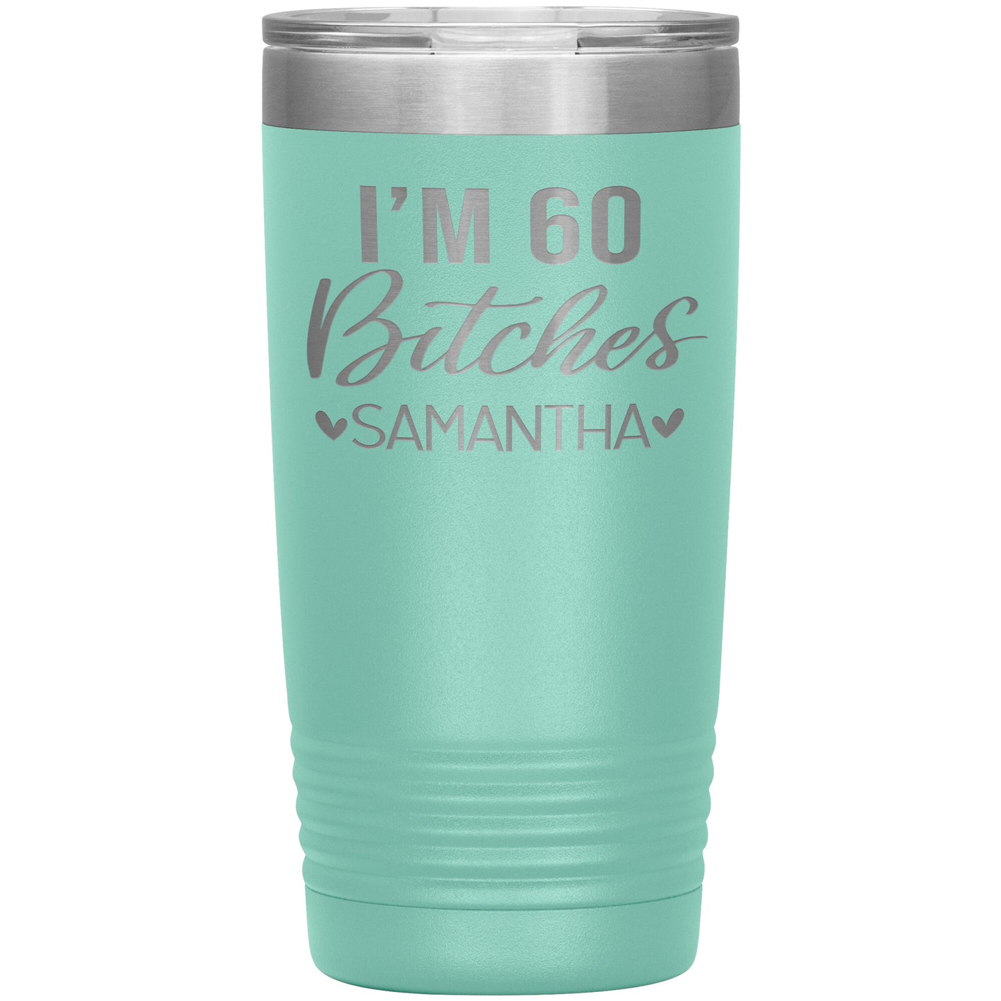 I'm 60 Bitches Birthday Tumbler