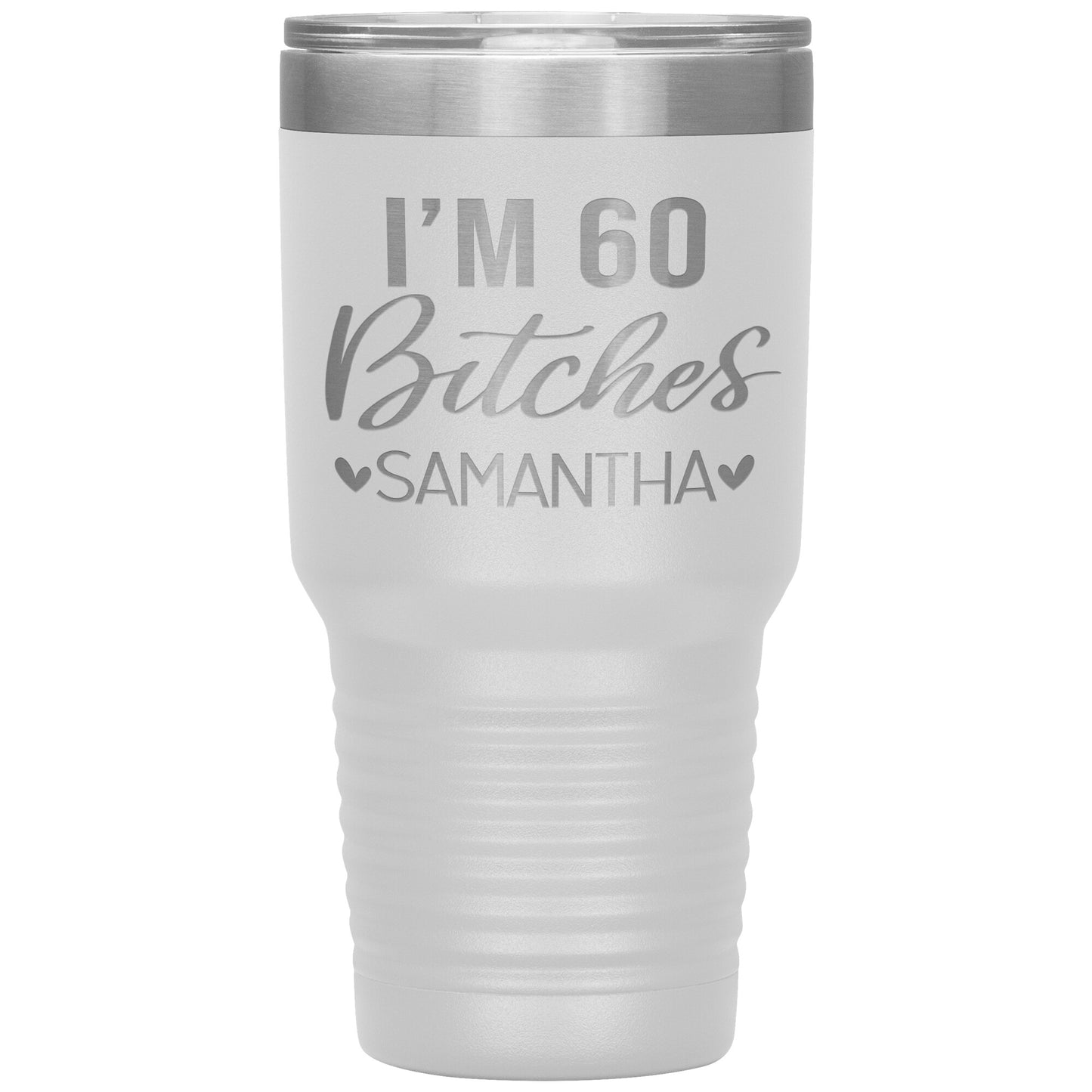 I'm 60 Bitches Birthday Tumbler