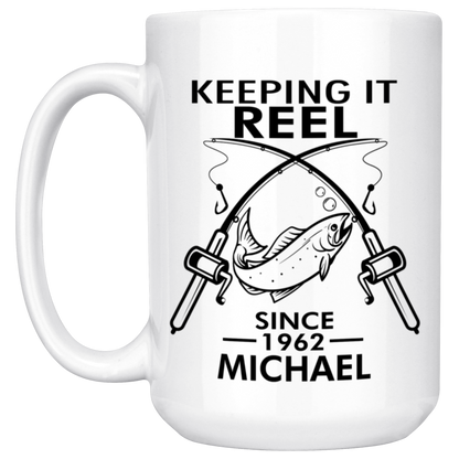 Keeping It Reel Since 1962 Mug