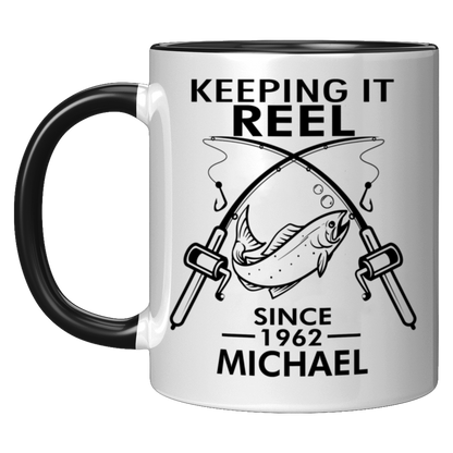 Keeping It Reel Since 1962 Mug