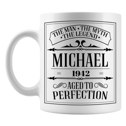 Man Myth Legend 1942 80th Birthday Mug