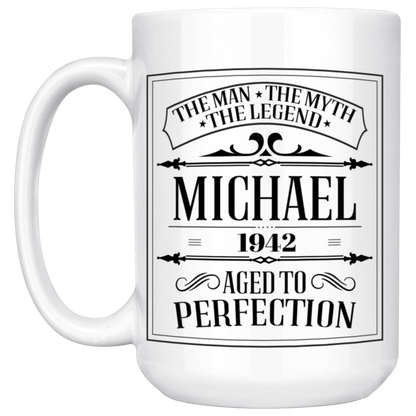 Man Myth Legend 1942 80th Birthday Mug