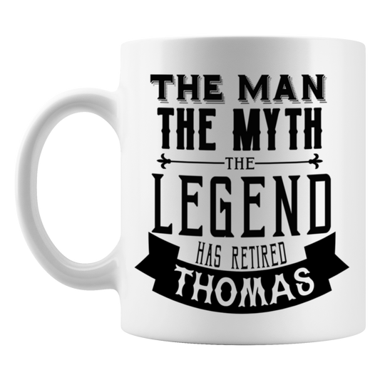 Man Myth Legend Retirement Mug