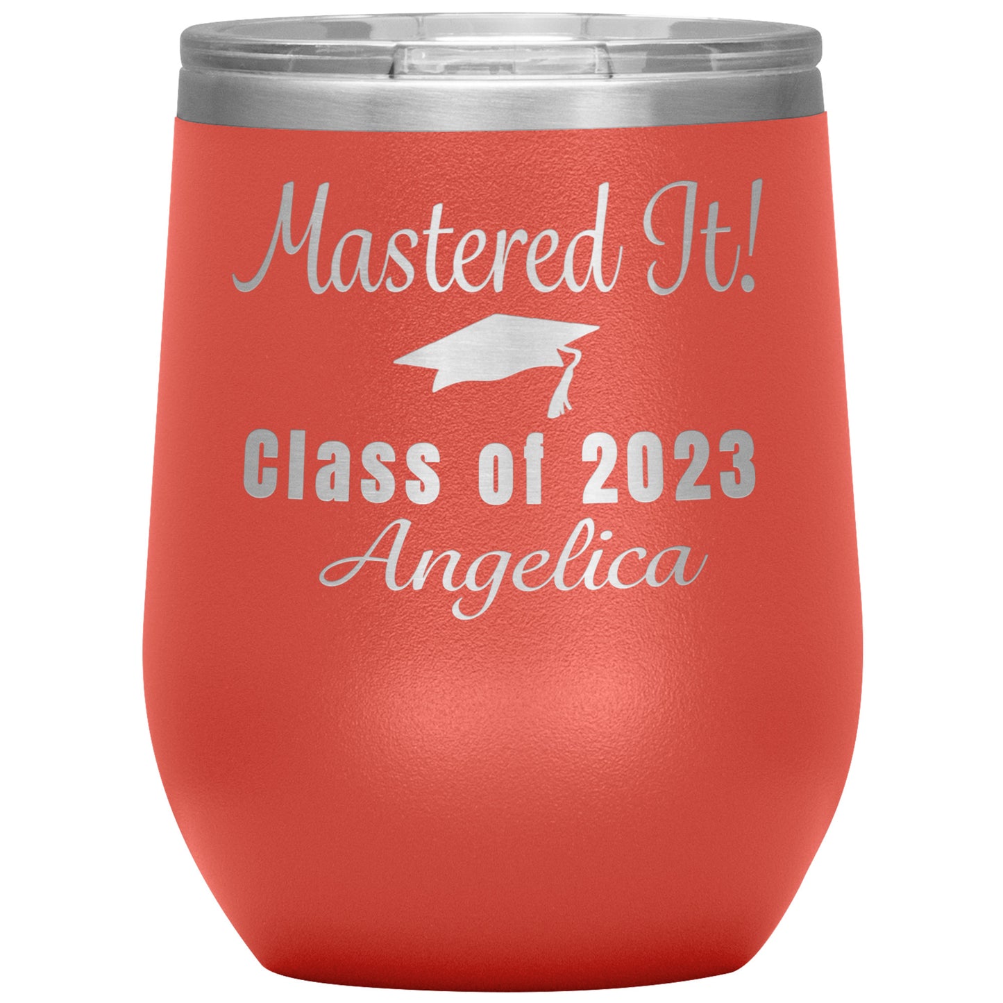 Mastered It Class of 2023 Tumbler, Masters Degree, MBA Graduation Gift for Her