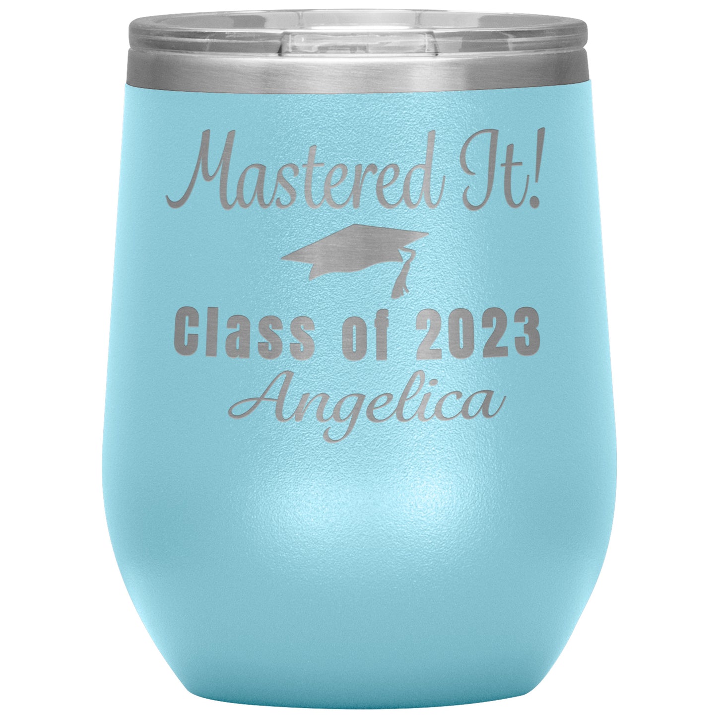 Mastered It Class of 2023 Tumbler, Masters Degree, MBA Graduation Gift for Her