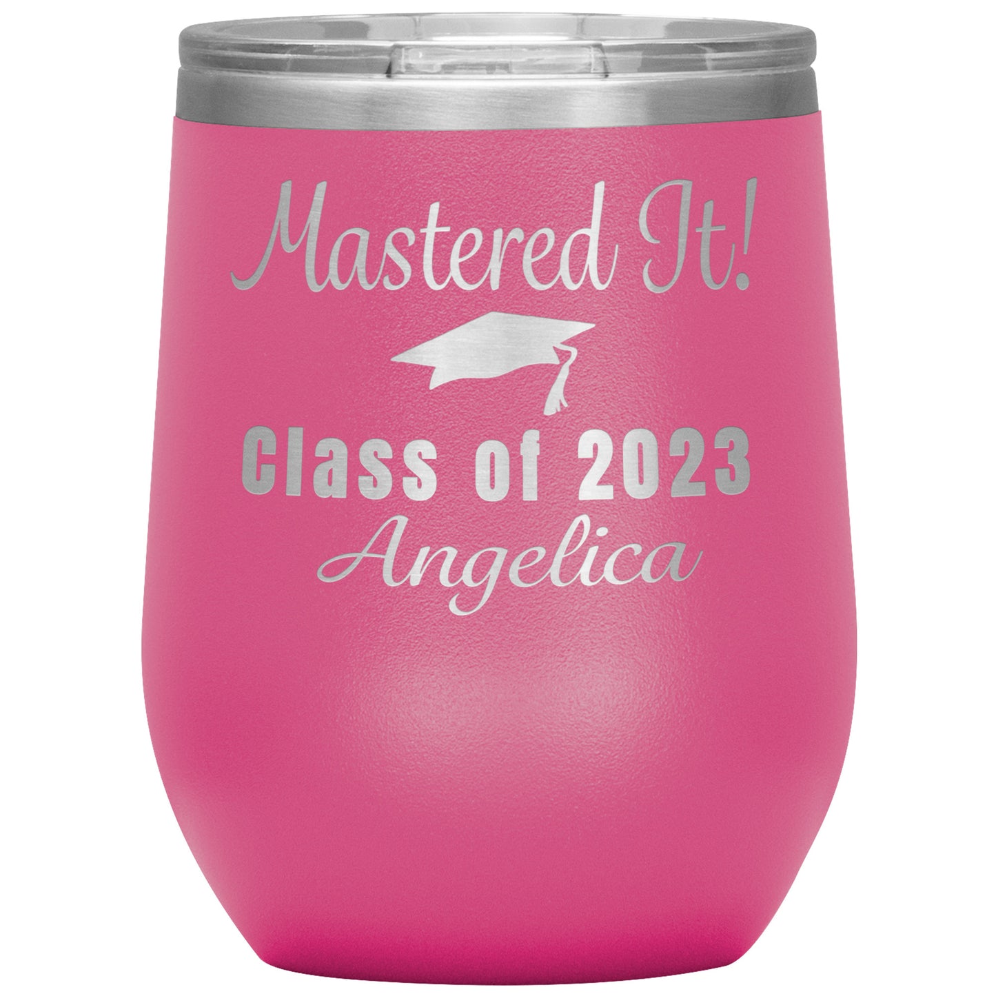 Mastered It Class of 2023 Tumbler, Masters Degree, MBA Graduation Gift for Her