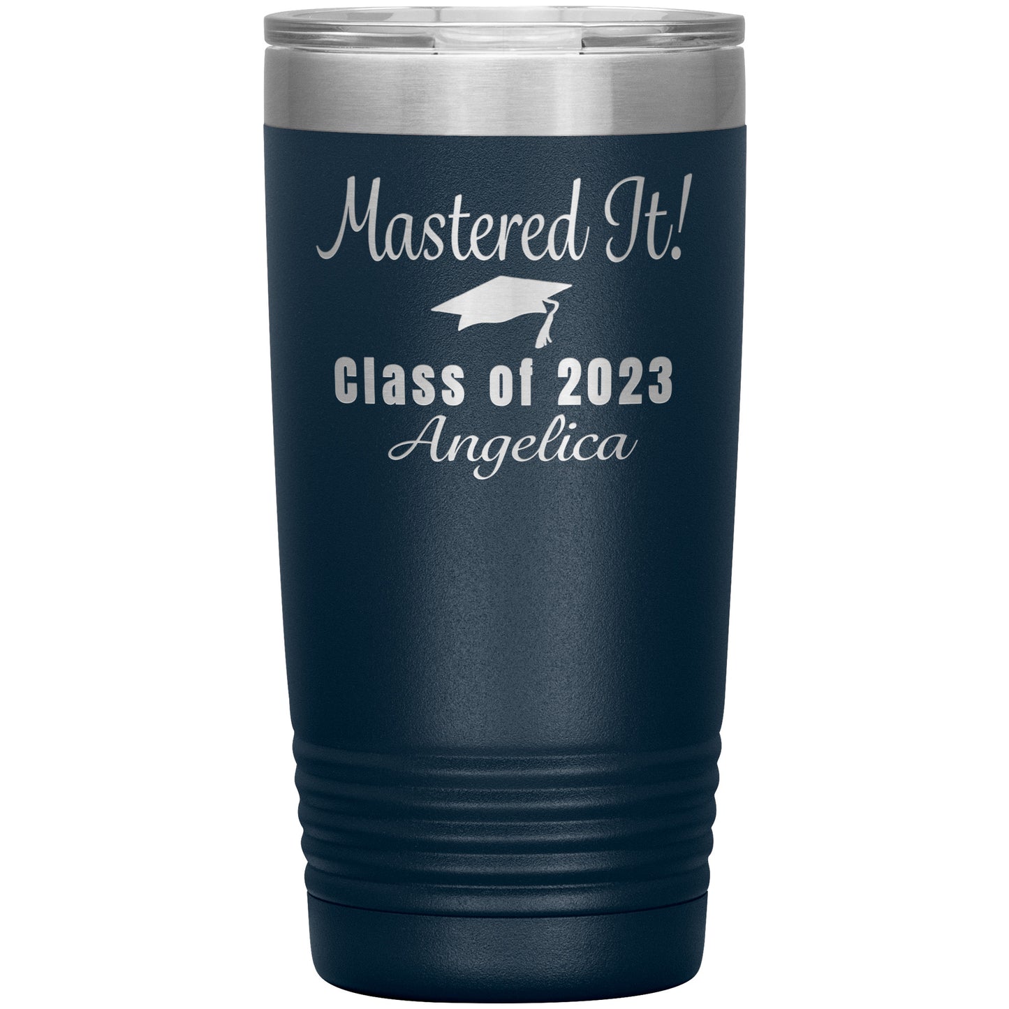 Mastered It Class of 2023 Tumbler, Masters Degree, MBA Graduation Gift for Her