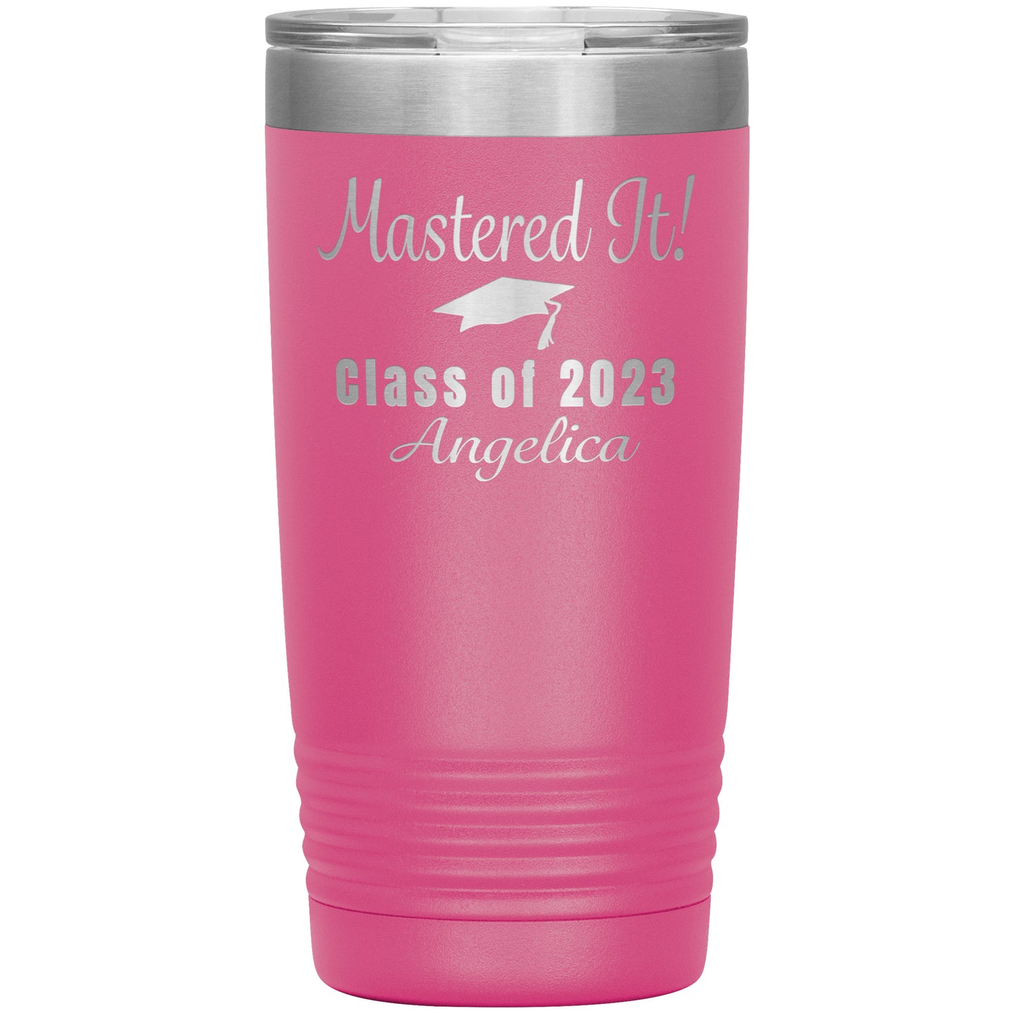 Mastered It Class of 2023 Tumbler, Masters Degree, MBA Graduation Gift for Her