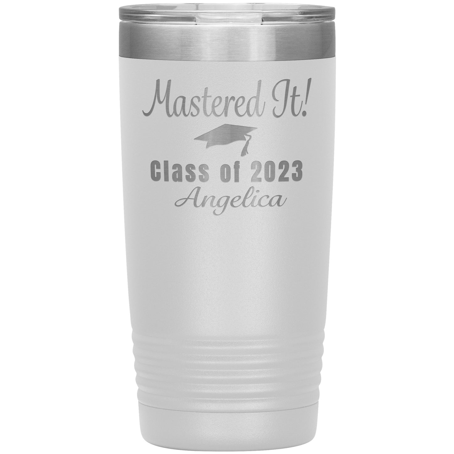 Mastered It Class of 2023 Tumbler, Masters Degree, MBA Graduation Gift for Her