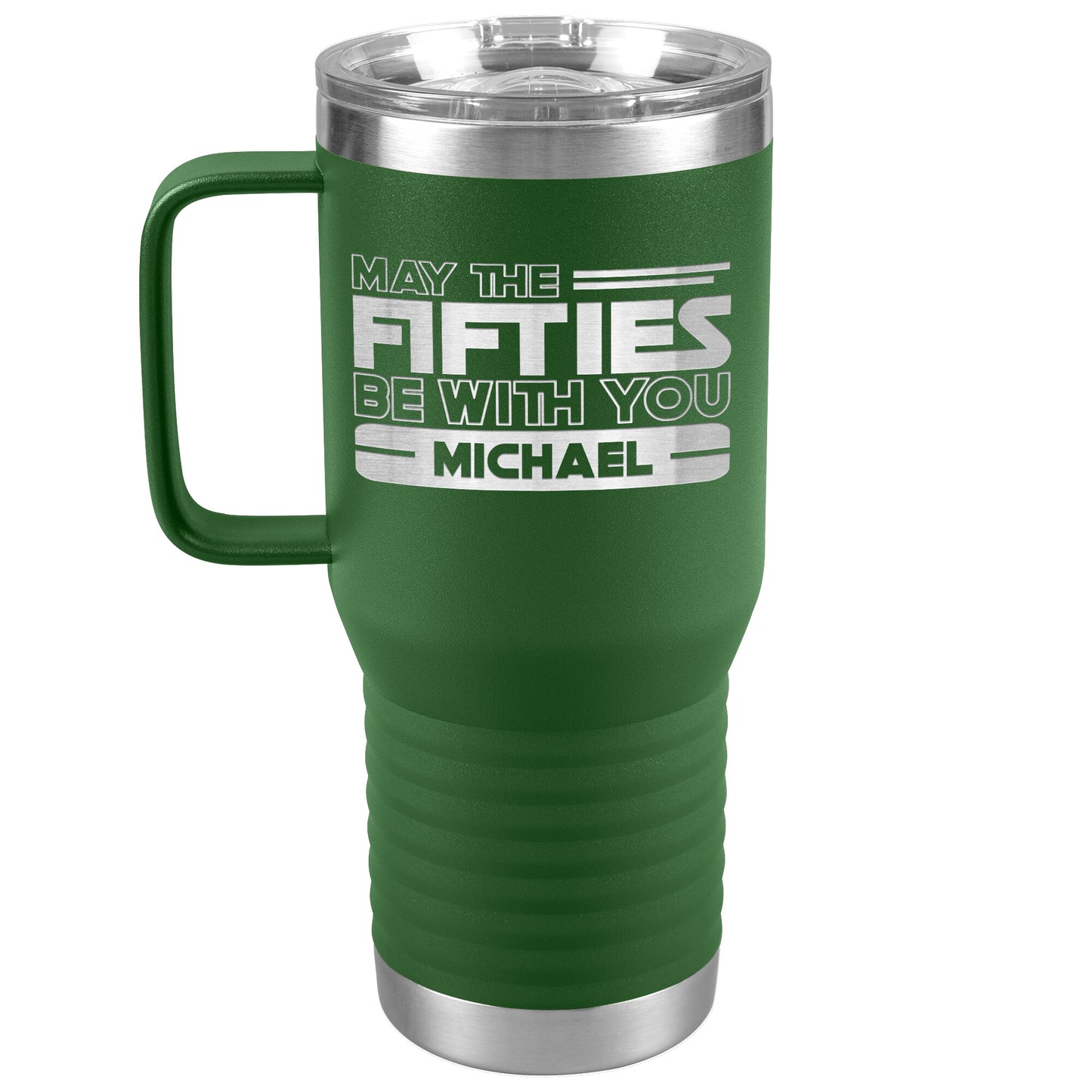 May the Fifties Be With You Name Tumbler