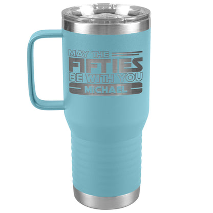 May the Fifties Be With You Name Tumbler