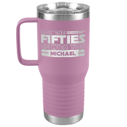 May the Fifties Be With You Name Tumbler