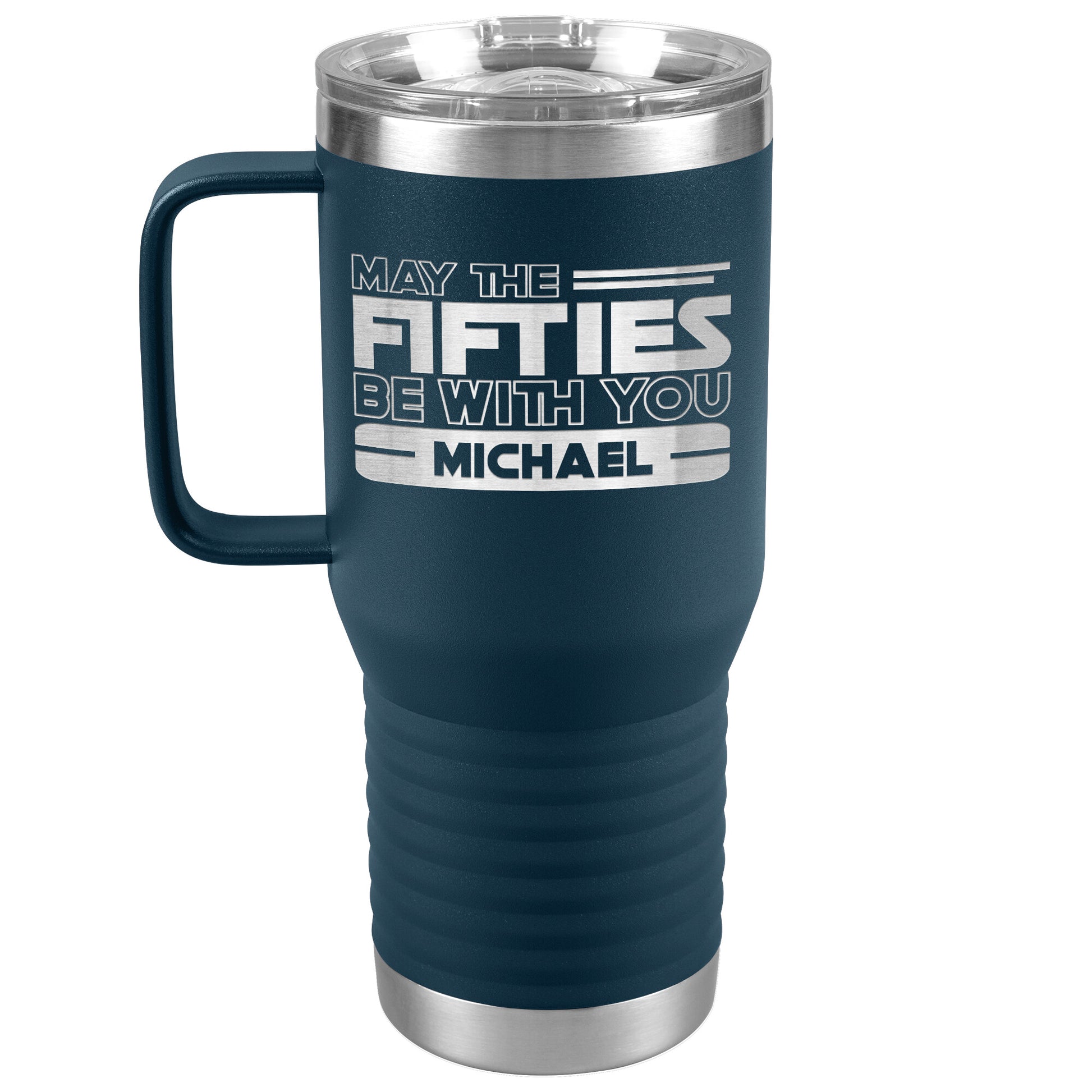 May the Fifties Be With You Name Tumbler