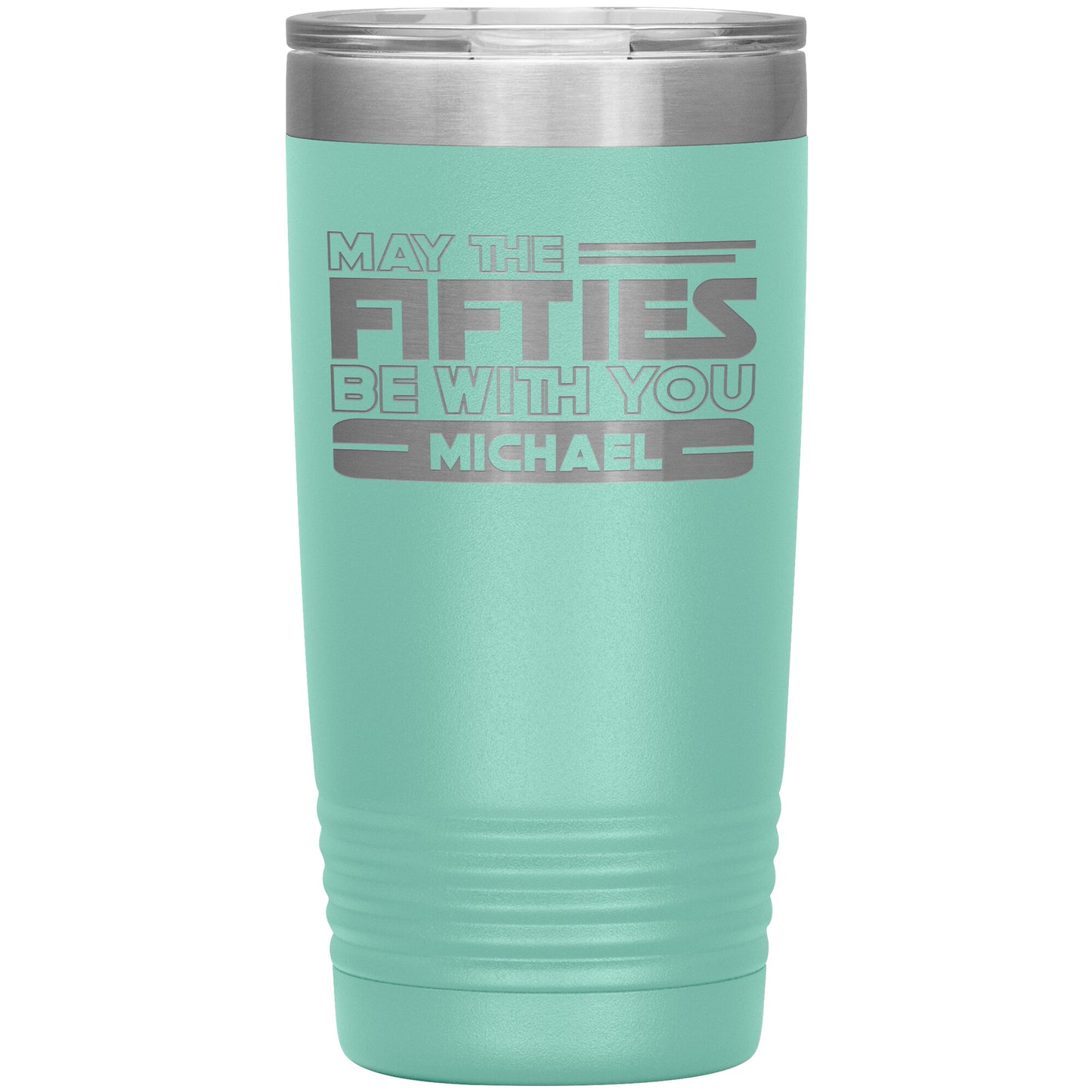 May the Fifties Be With You Name Tumbler