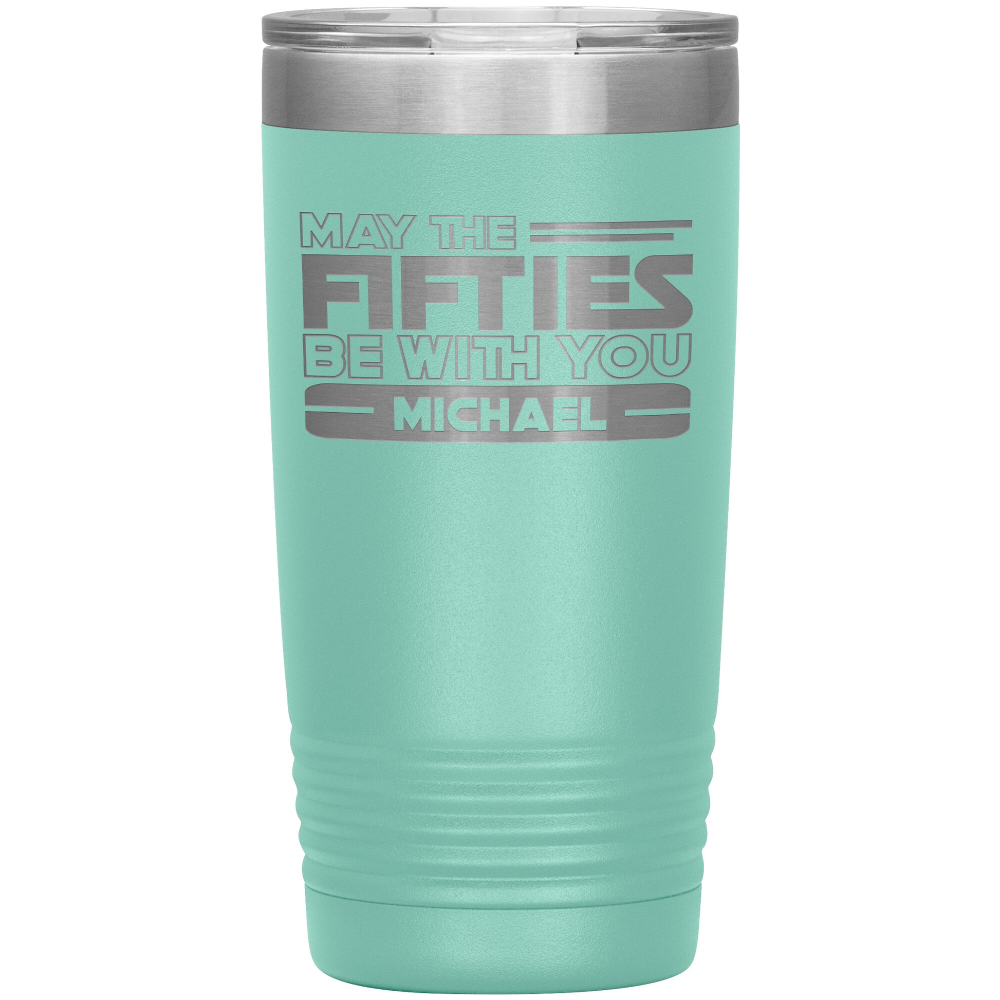 May the Fifties Be With You Name Tumbler