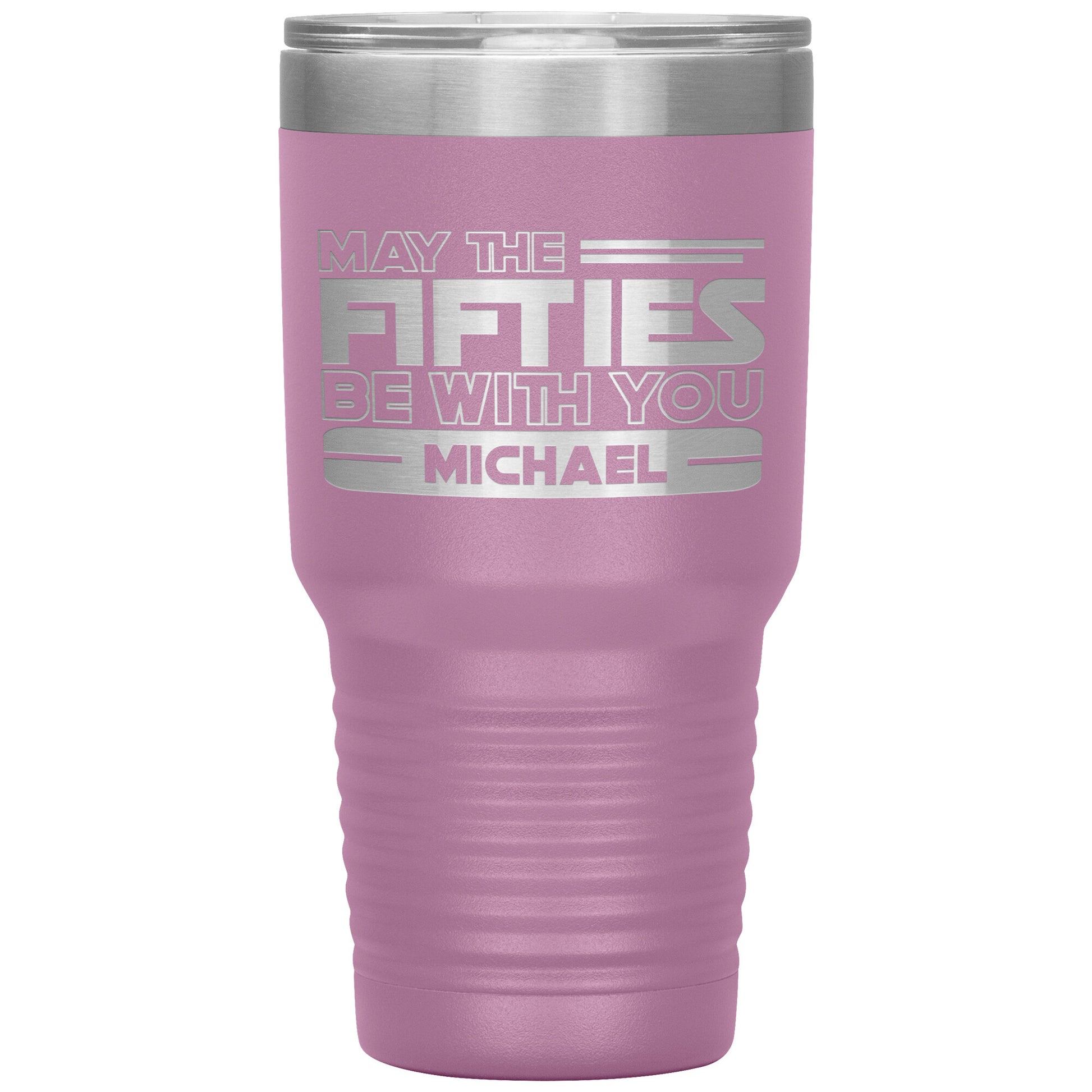 May the Fifties Be With You Name Tumbler