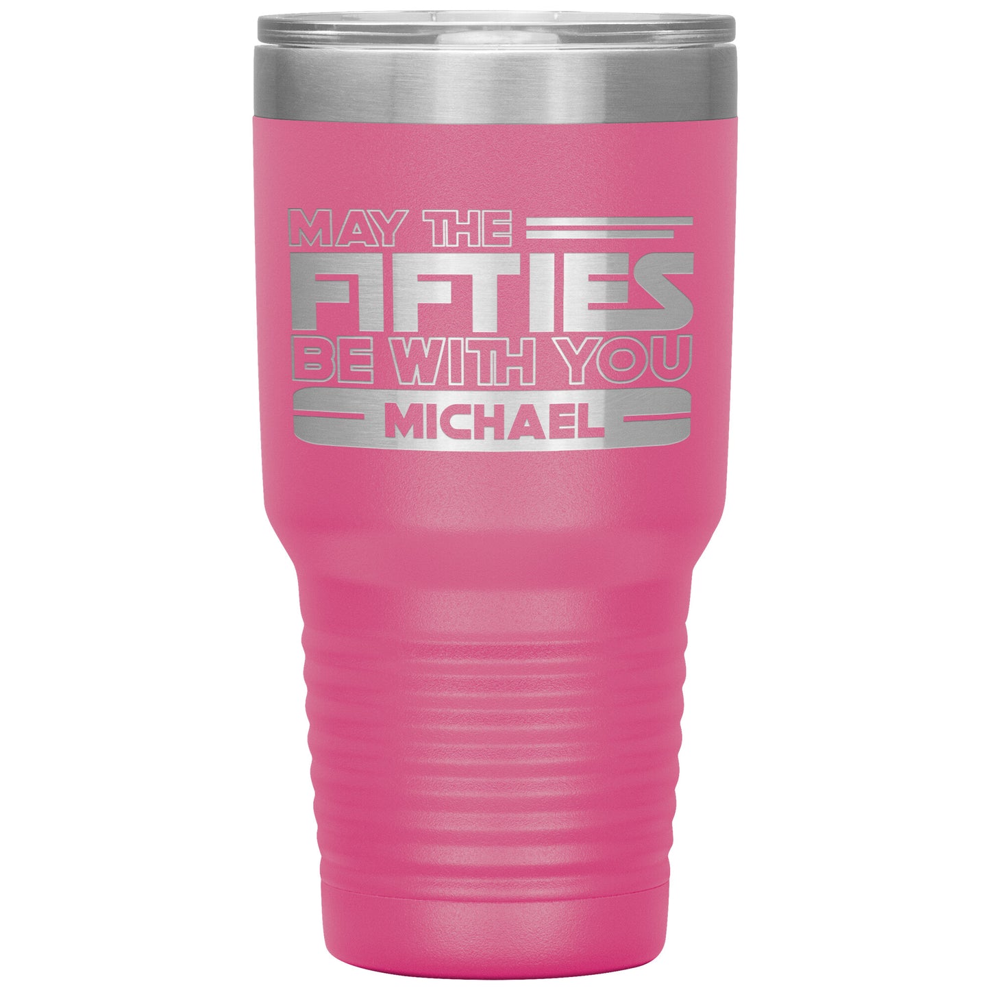 May the Fifties Be With You Name Tumbler