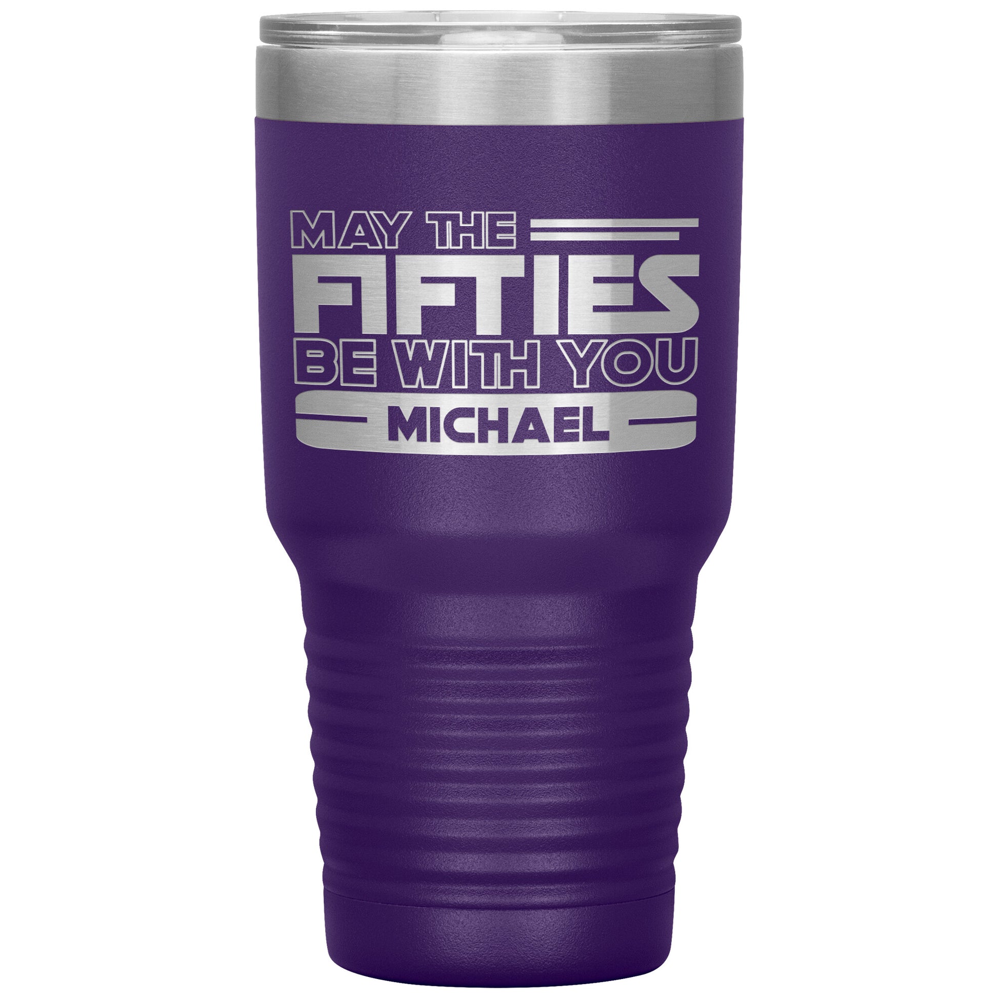 May the Fifties Be With You Name Tumbler