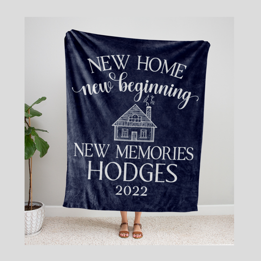 New Home New Beginnings Blanket