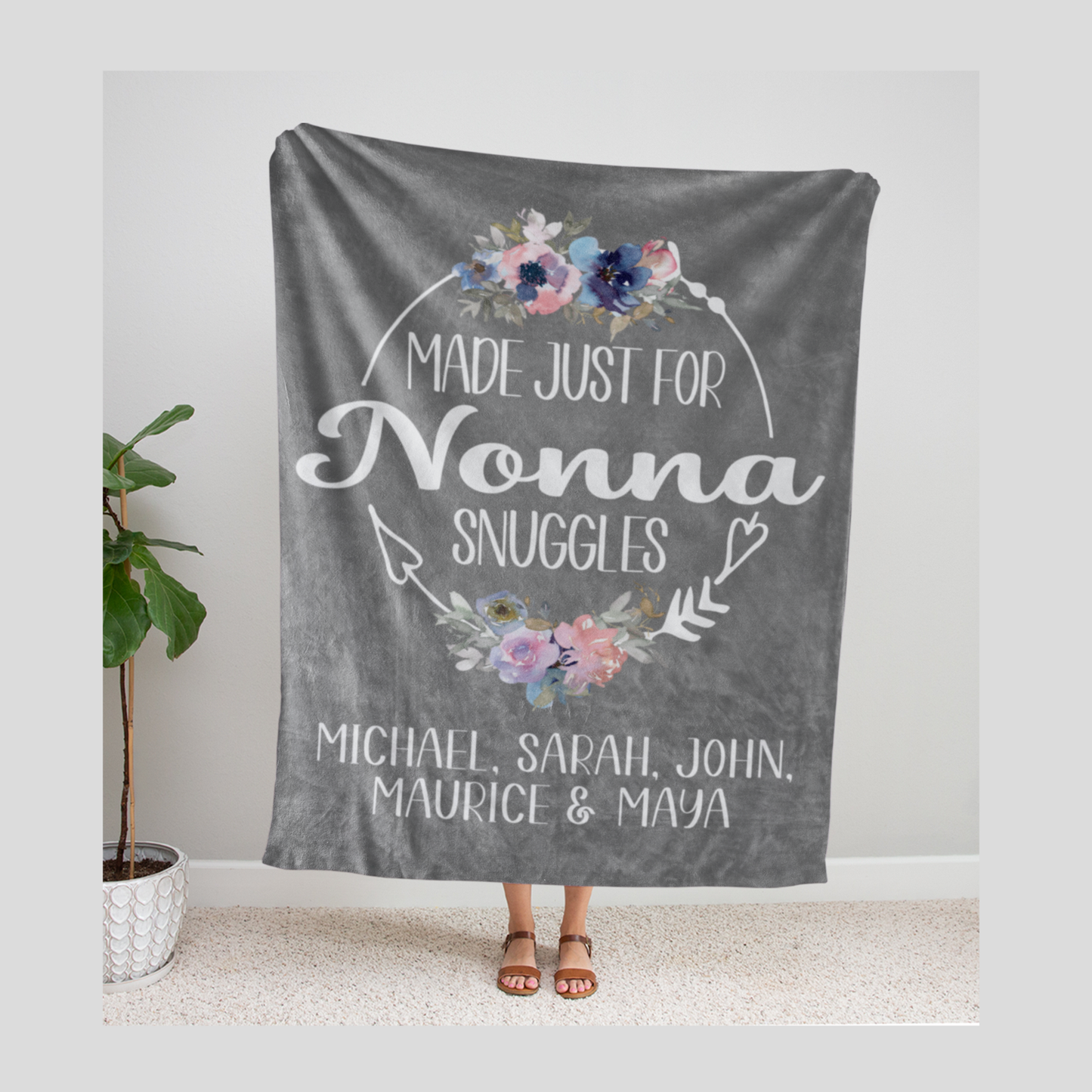 Nonna Snuggle Grandkids Blanket