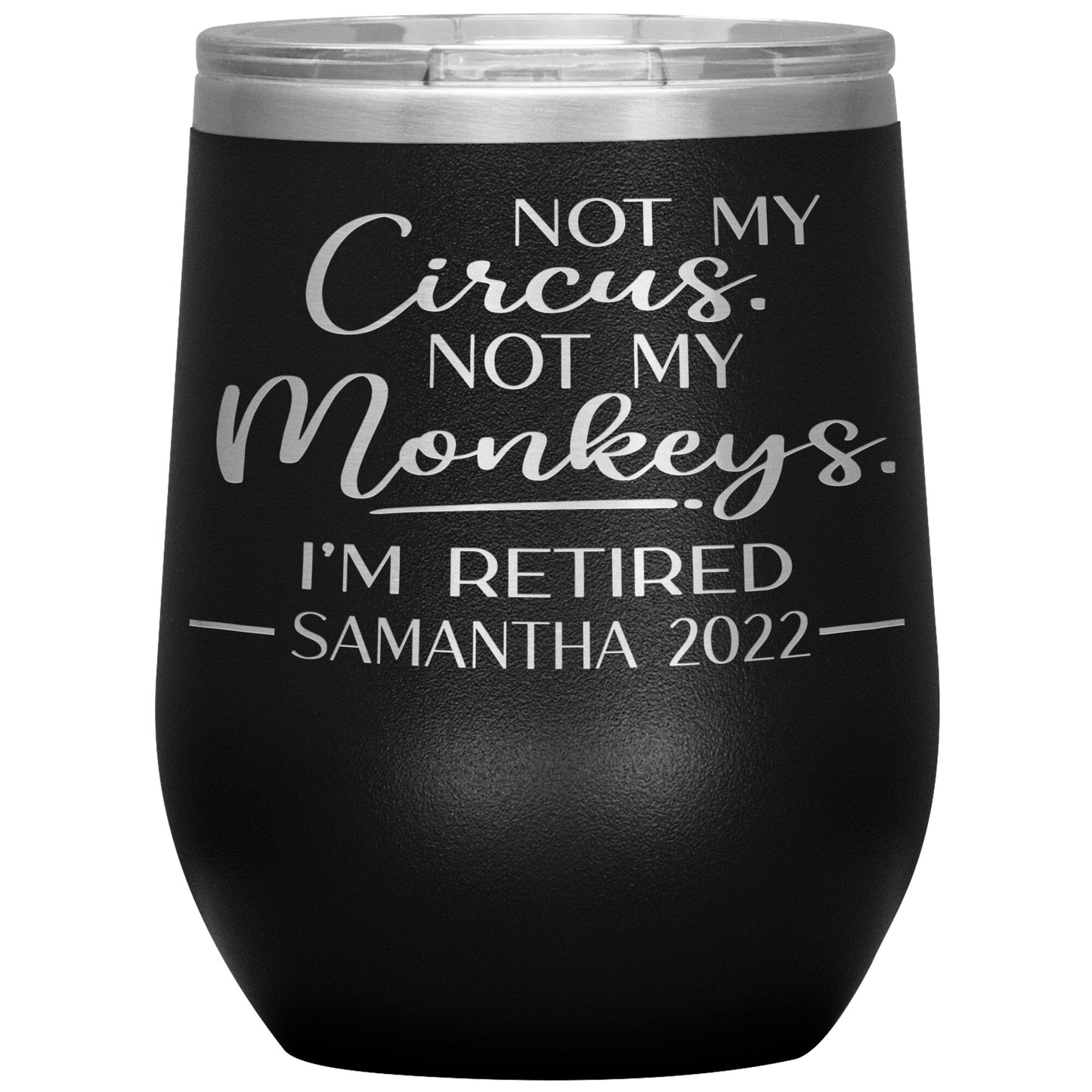 Not my Circus Not my Monkeys 2022 Tumbler