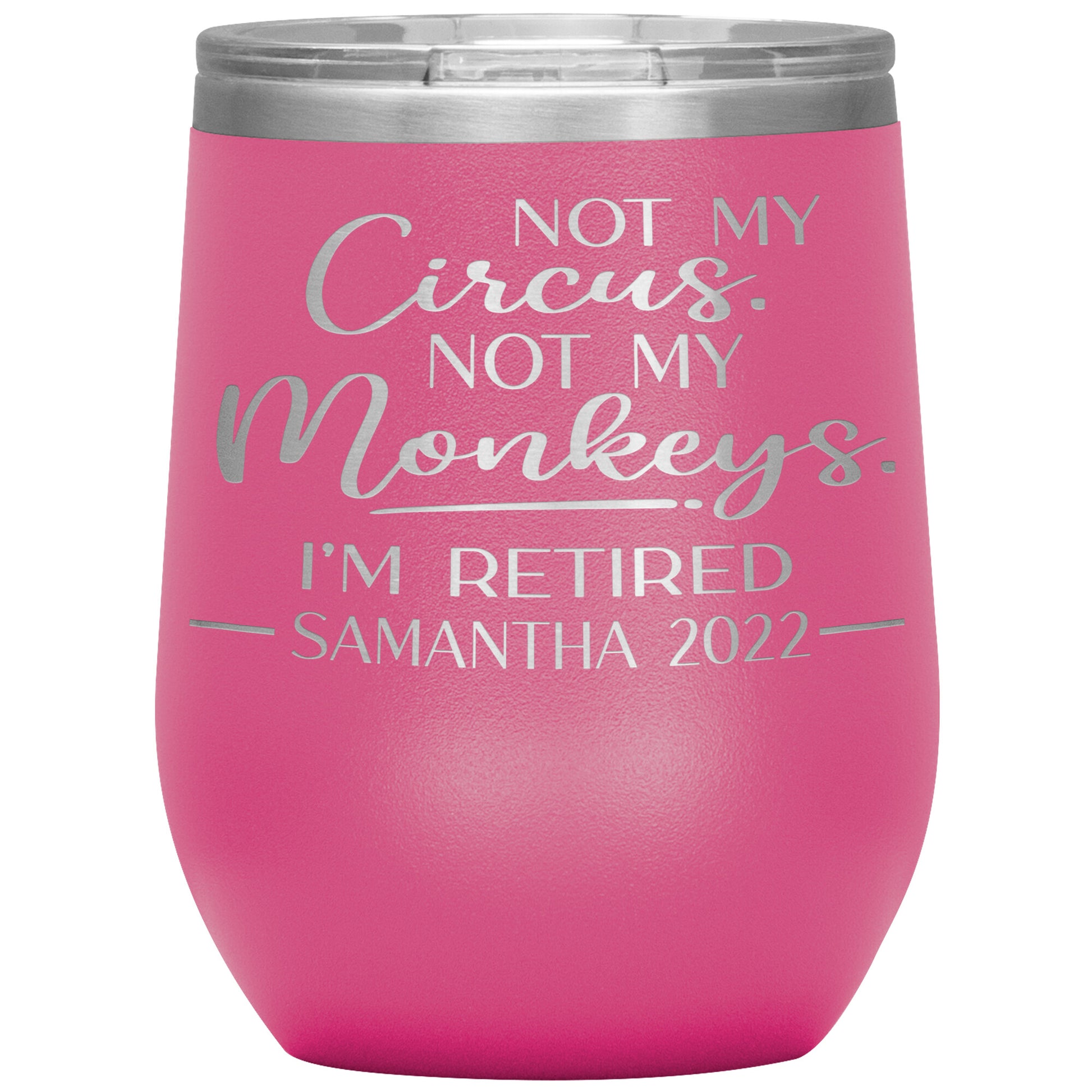 Not my Circus Not my Monkeys 2022 Tumbler