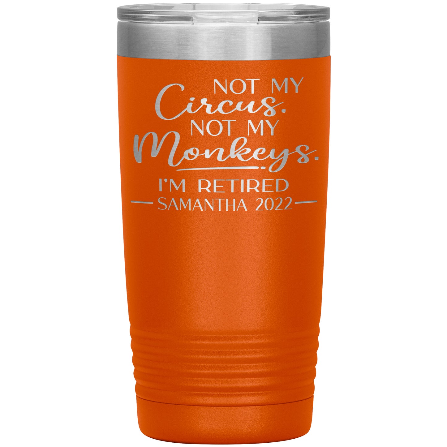 Not my Circus Not my Monkeys 2022 Tumbler