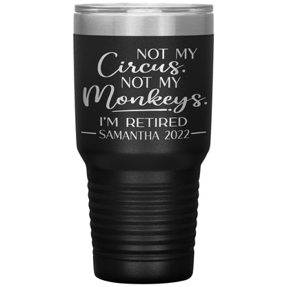 Not my Circus Not my Monkeys 2022 Tumbler