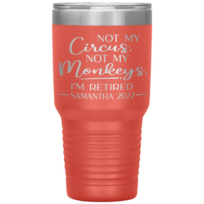 Not my Circus Not my Monkeys 2022 Tumbler