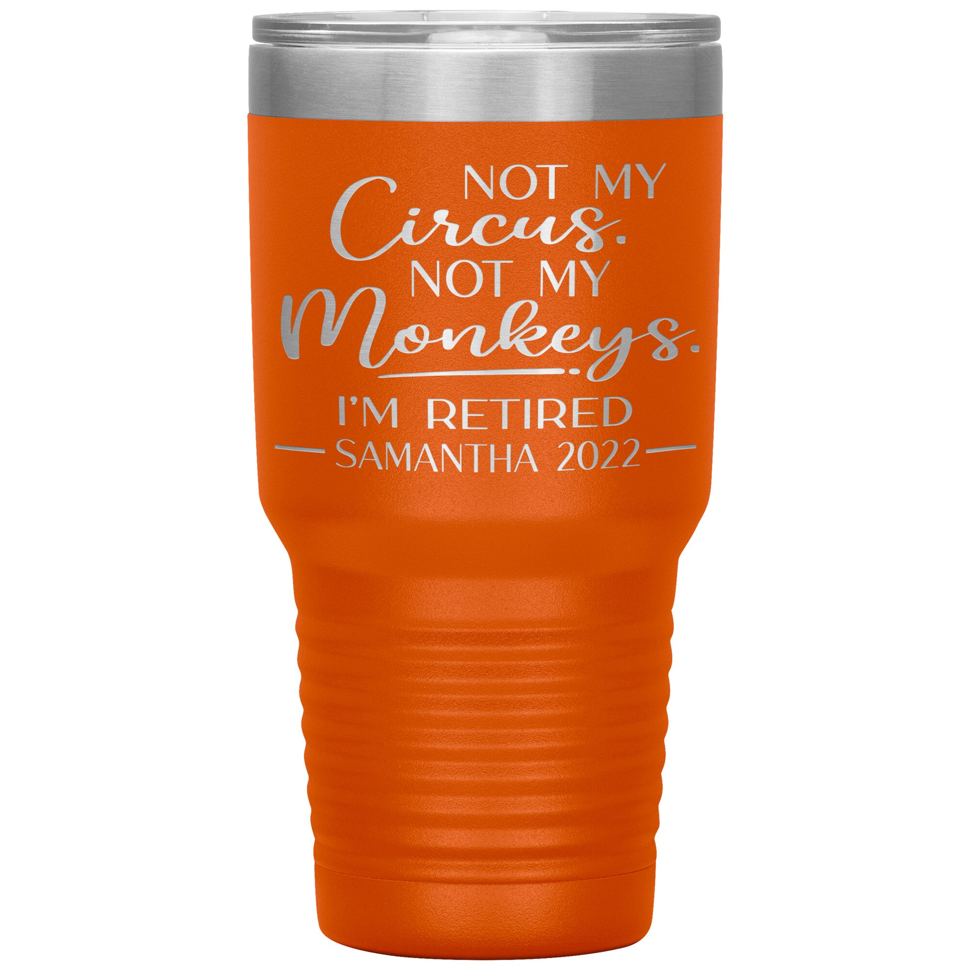 Not my Circus Not my Monkeys 2022 Tumbler