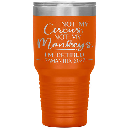 Not my Circus Not my Monkeys 2022 Tumbler