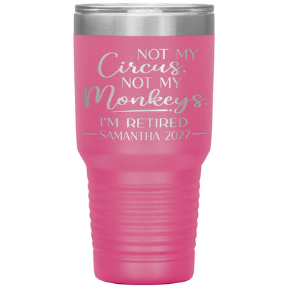 Not my Circus Not my Monkeys 2022 Tumbler