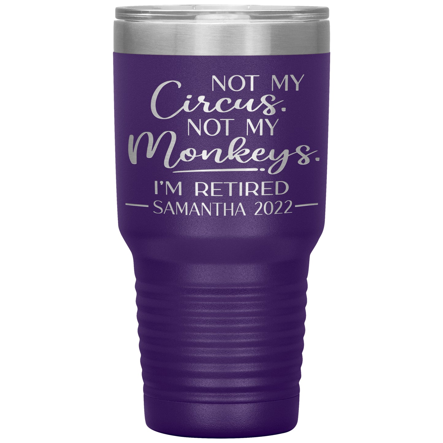 Not my Circus Not my Monkeys 2022 Tumbler