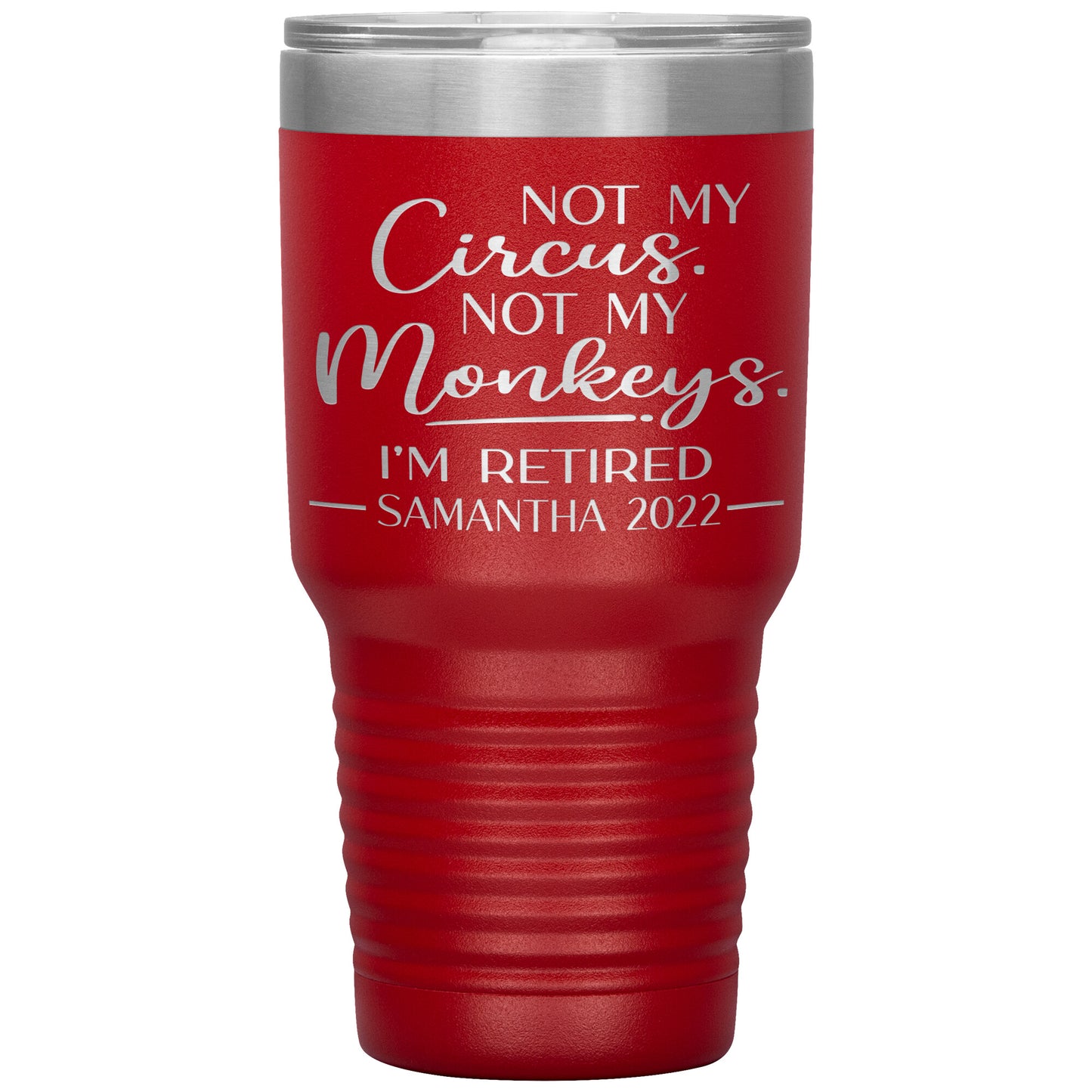 Not my Circus Not my Monkeys 2022 Tumbler