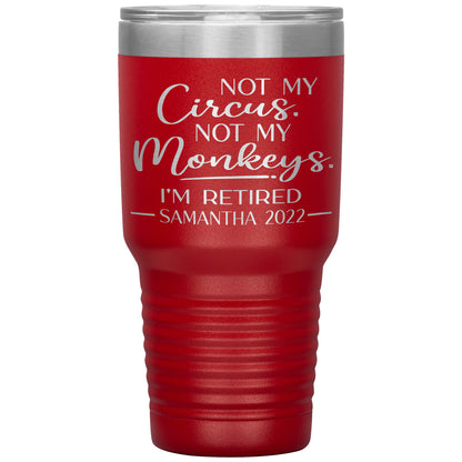 Not my Circus Not my Monkeys 2022 Tumbler