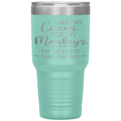 Not my Circus Not my Monkeys 2022 Tumbler