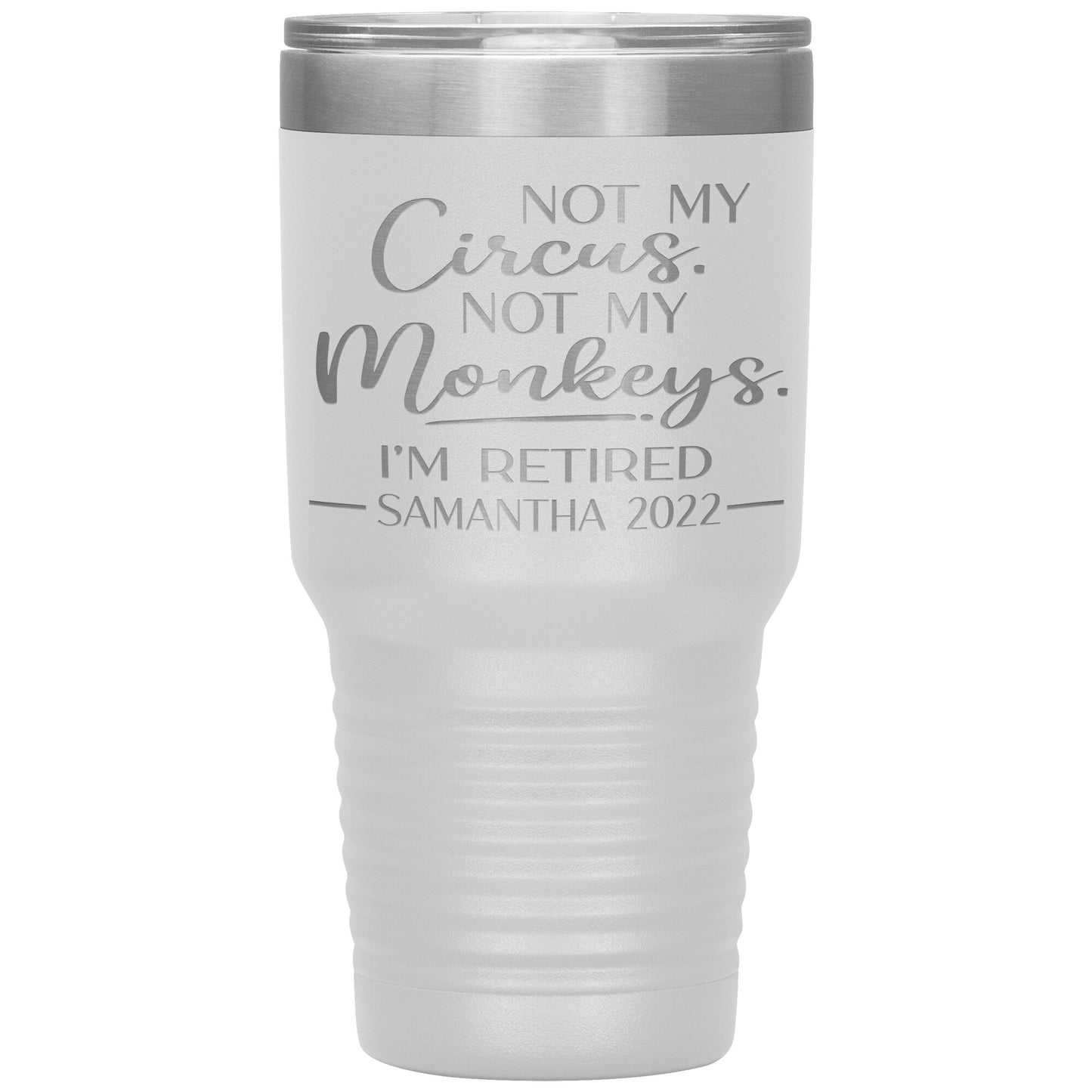 Not my Circus Not my Monkeys 2022 Tumbler