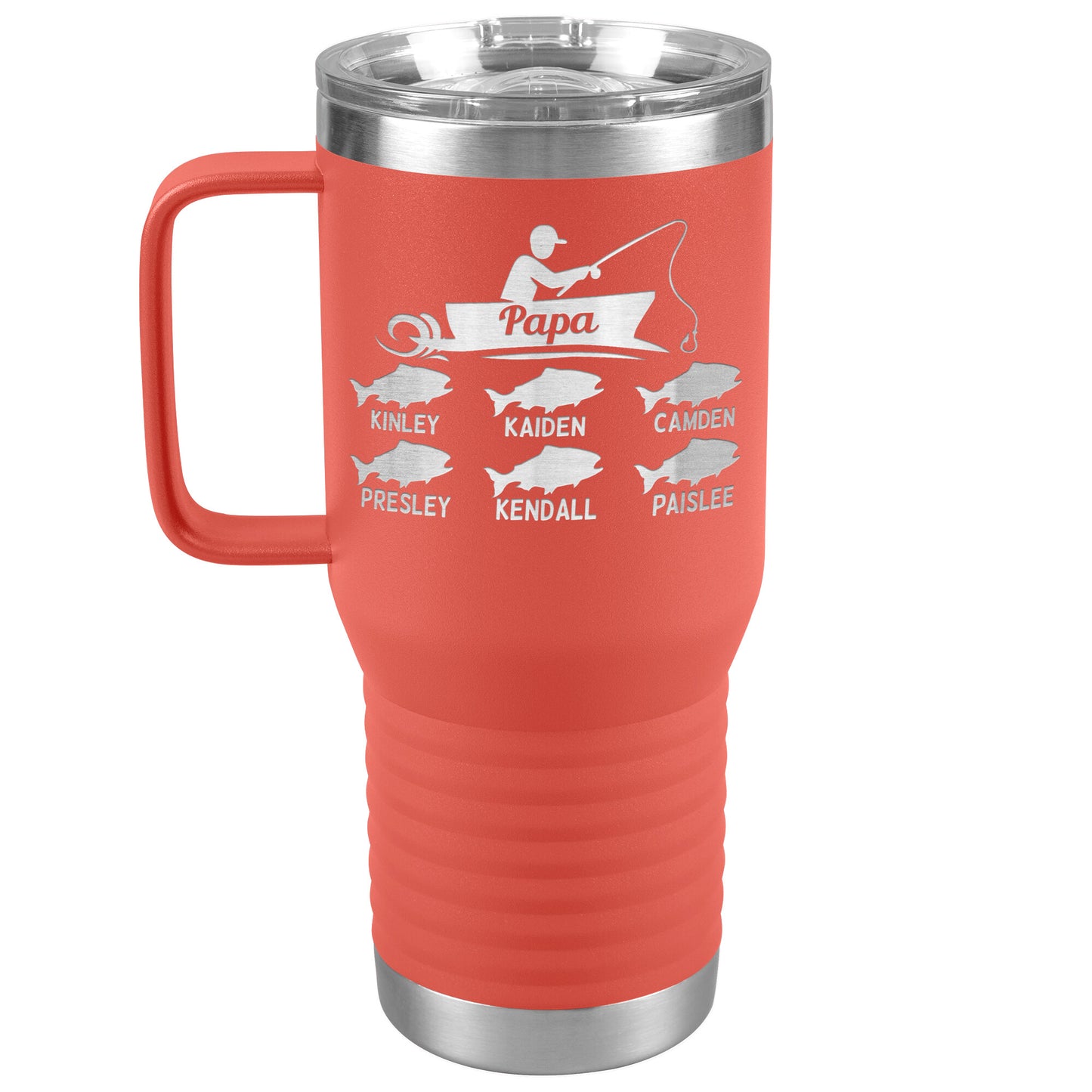 Papa Fishing Tumbler