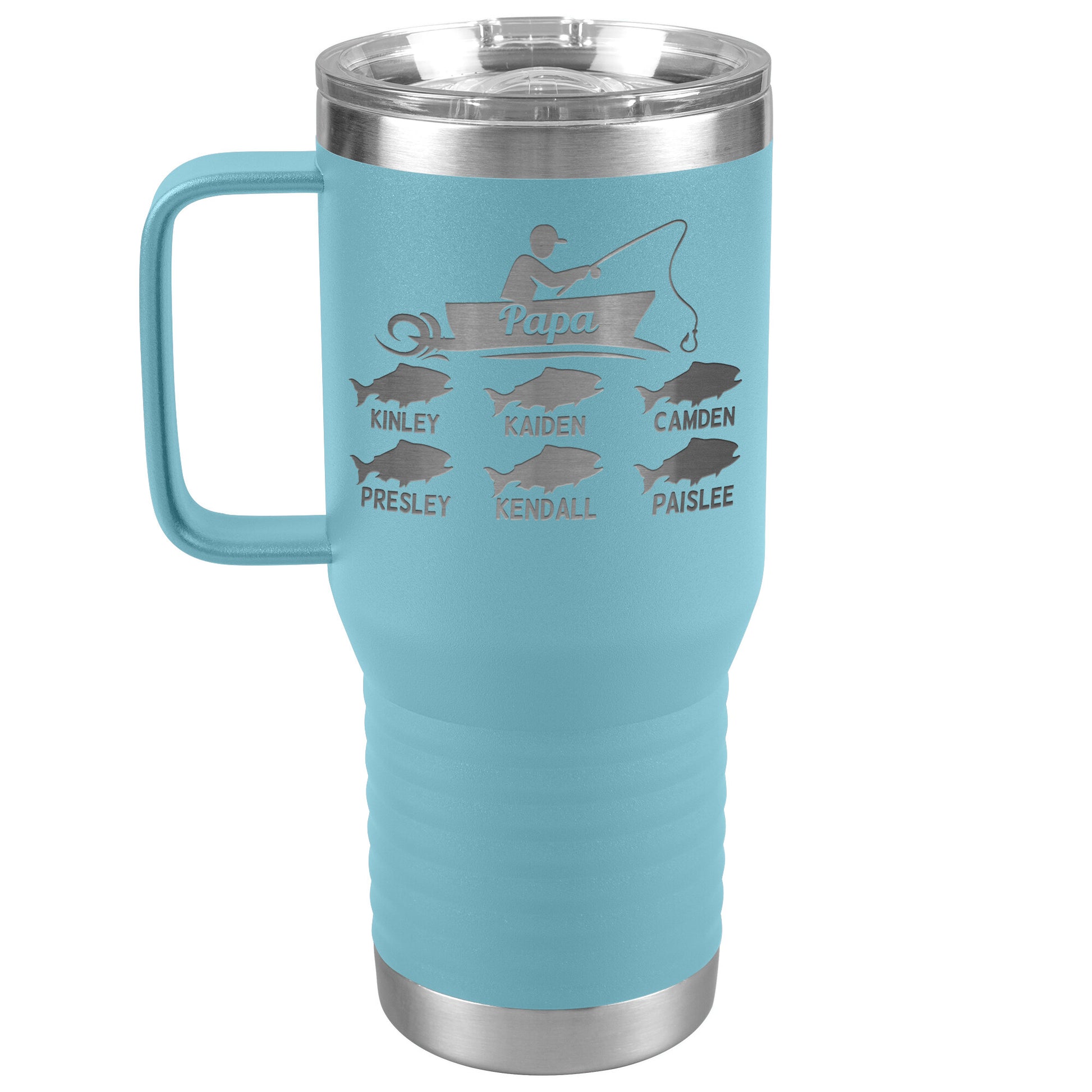 Papa Fishing Tumbler