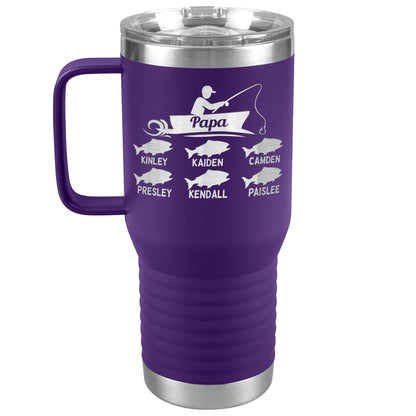 Papa Fishing Tumbler