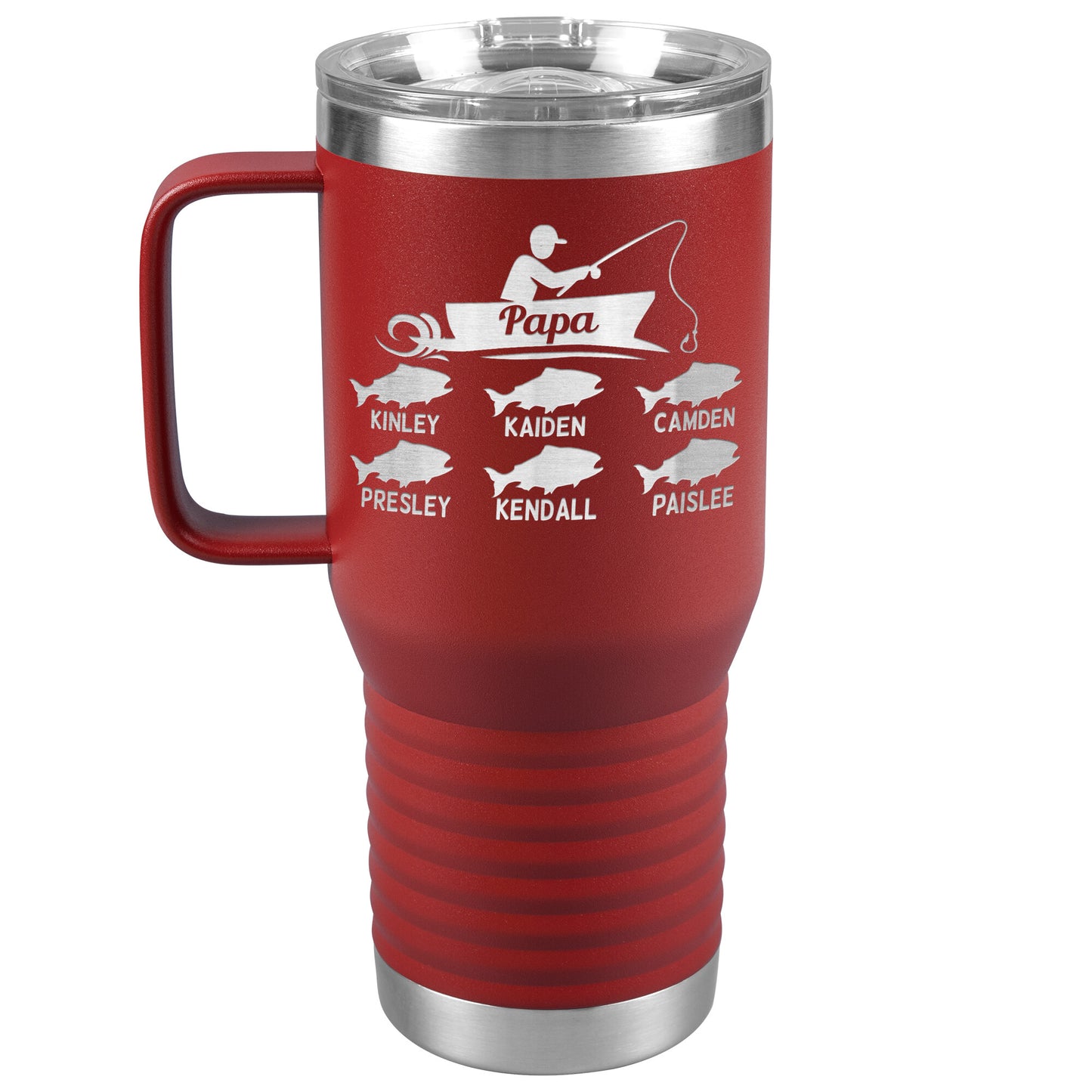 Papa Fishing Tumbler