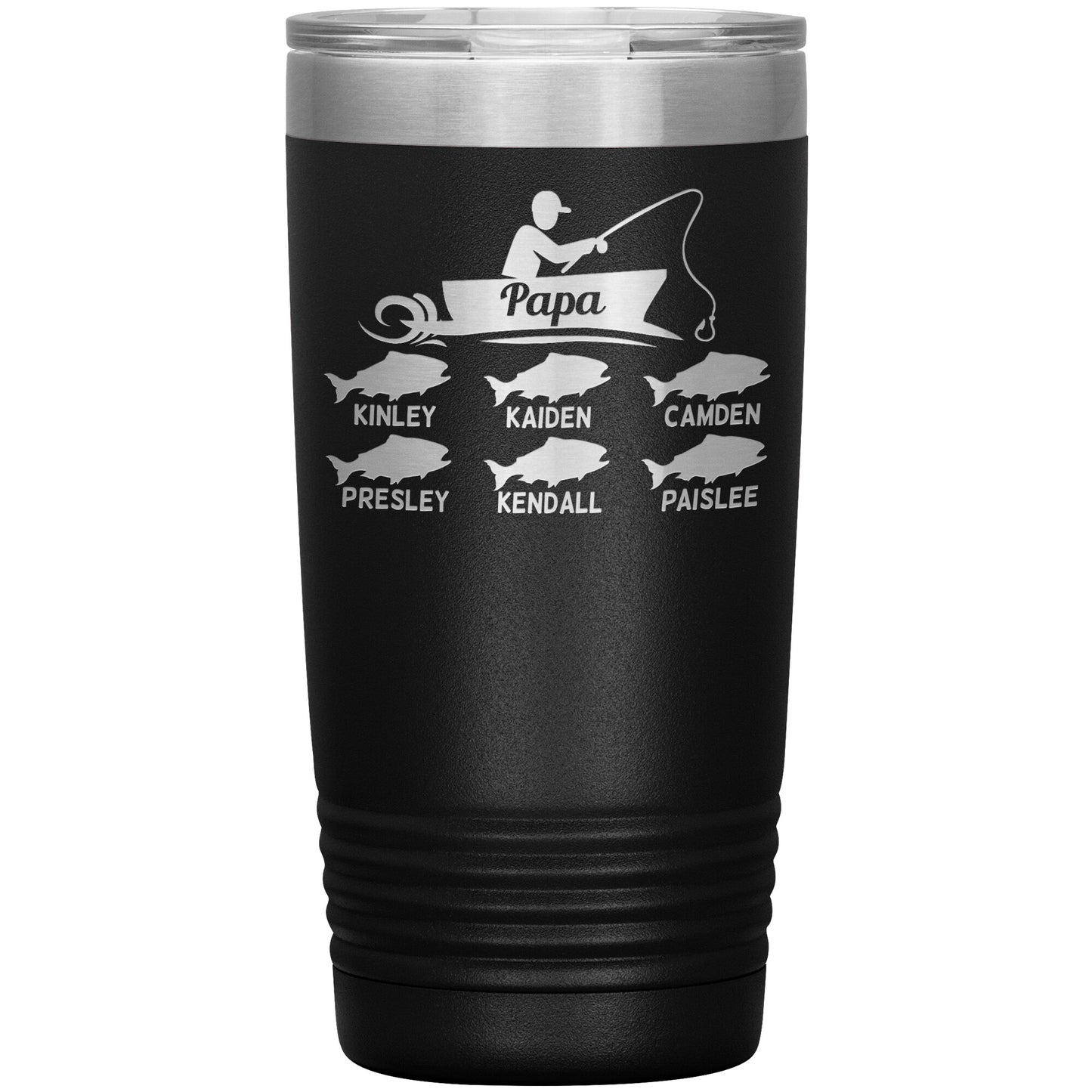 Papa Fishing Tumbler