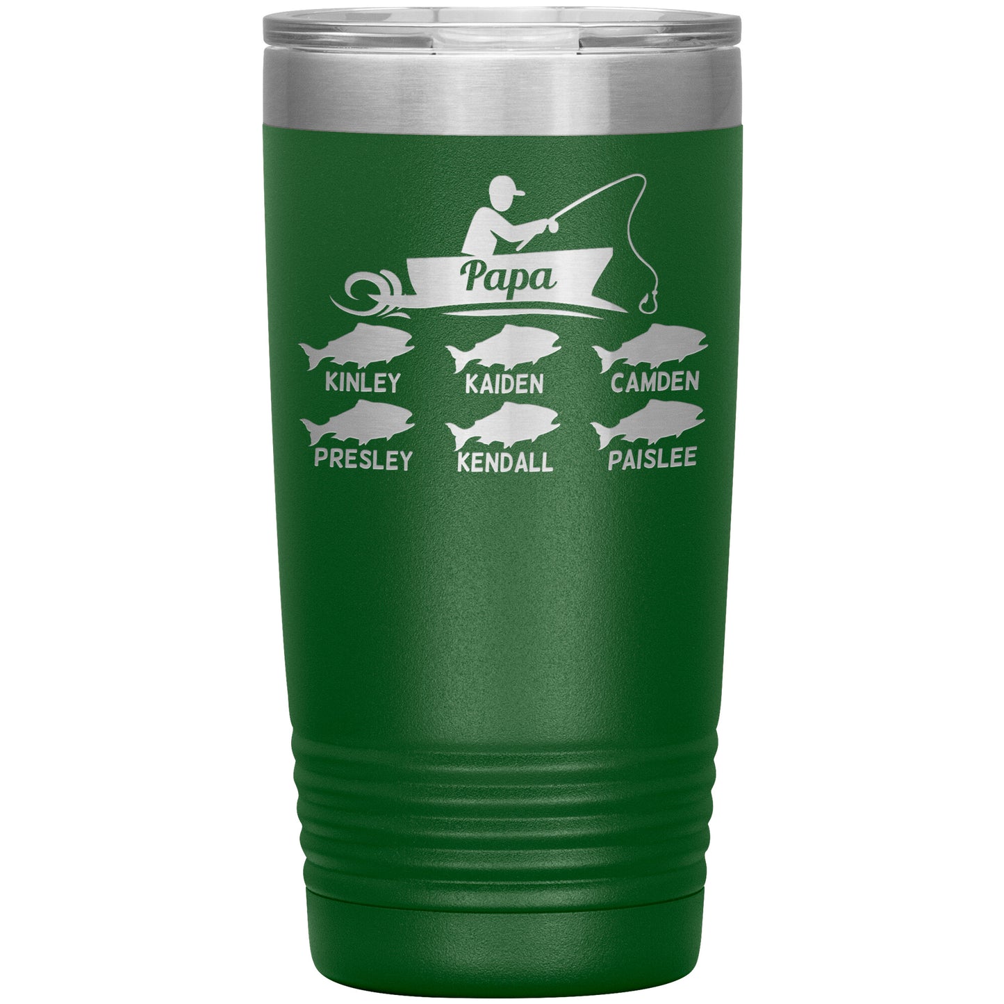 Papa Fishing Tumbler