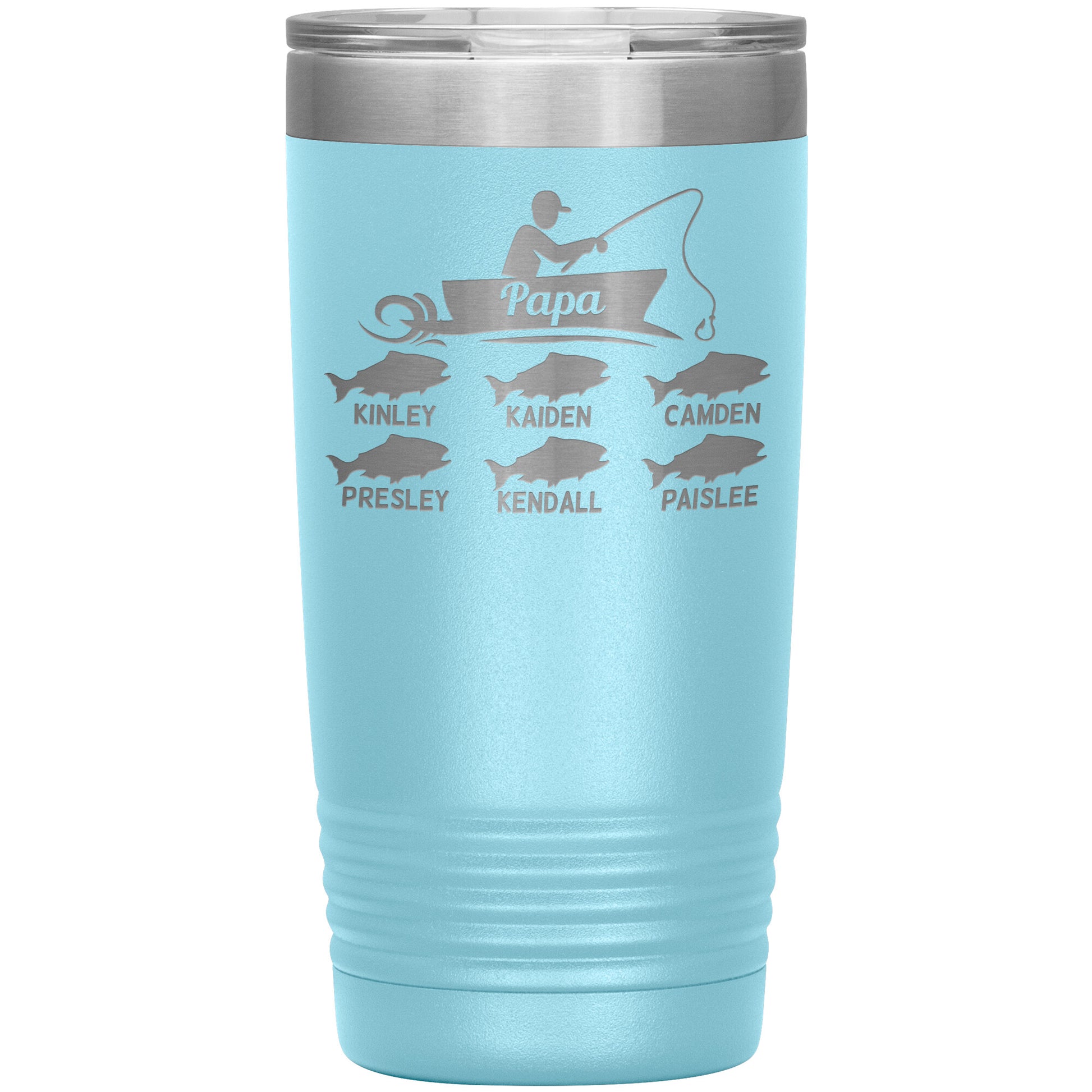 Papa Fishing Tumbler